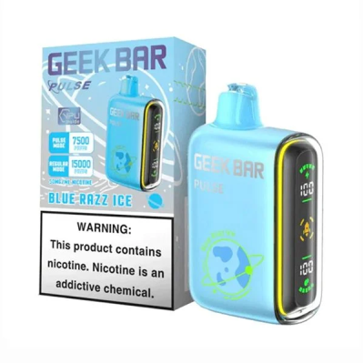 Geek Bar Pulse Blue Razz Ice 15000puffs 5ct