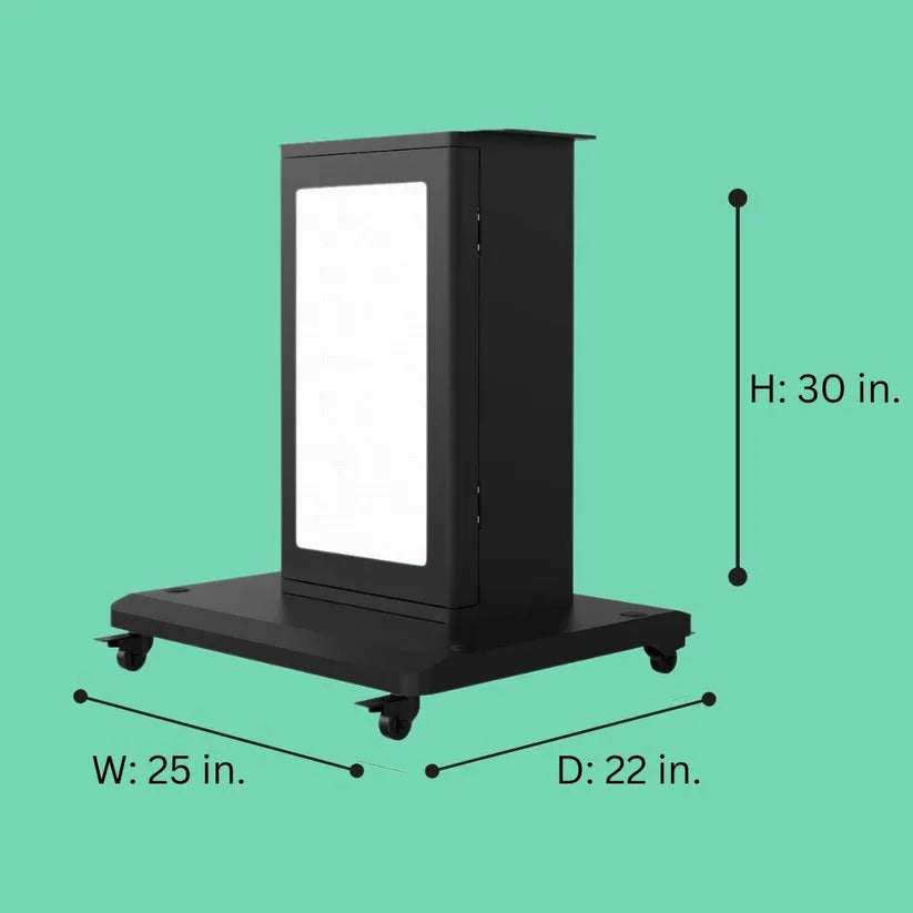 Slim Wall Pedestal Stand