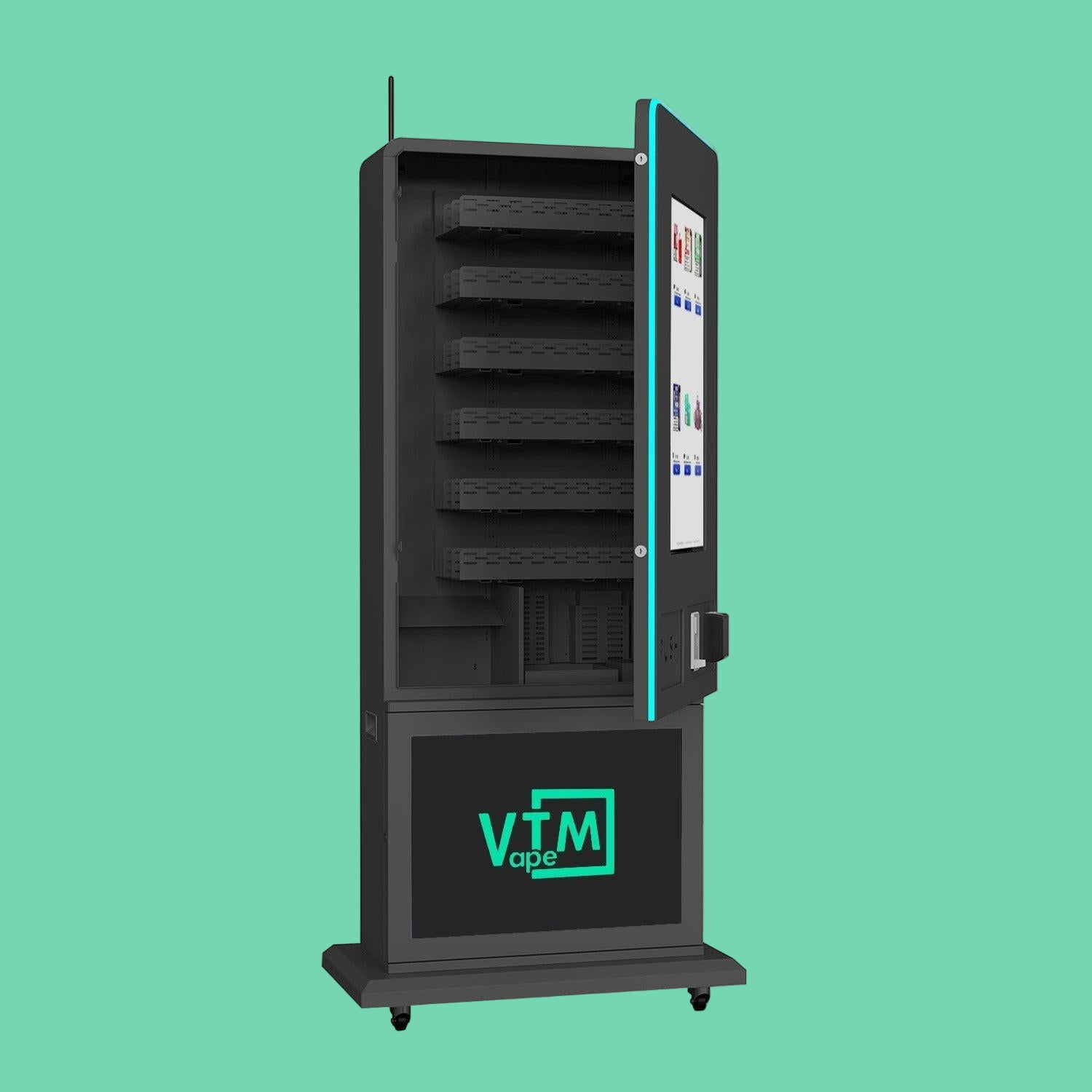 Slim Tower: Sleek, Thin, High-Capacity, & Free-Standing Vape Machine