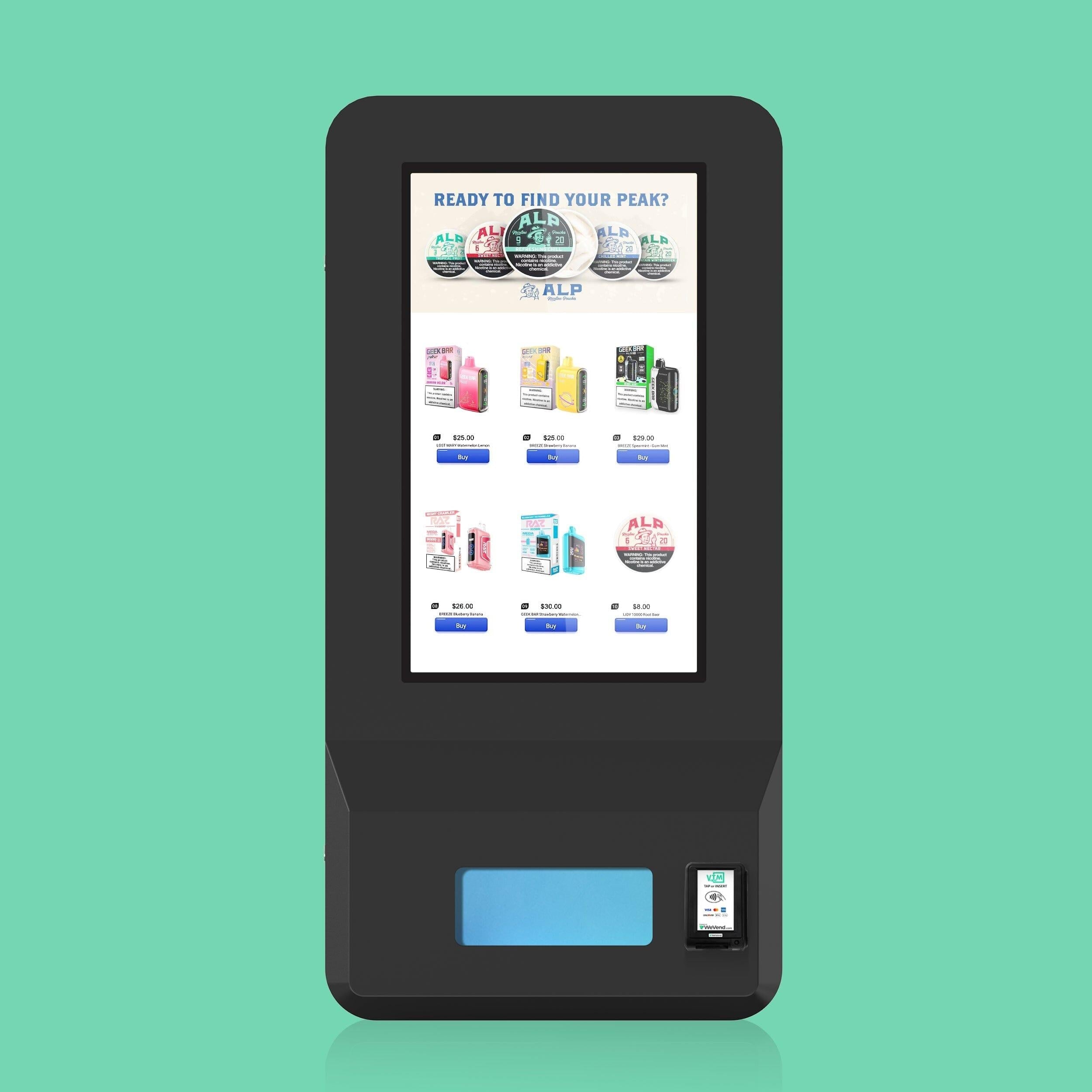 Weather Wall: Outdoor, waterproof vending machine