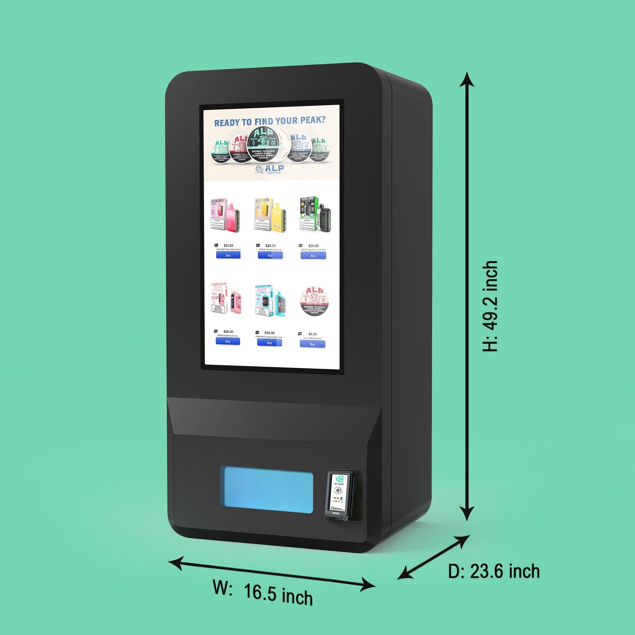 Weather Wall: Outdoor, waterproof vending machine